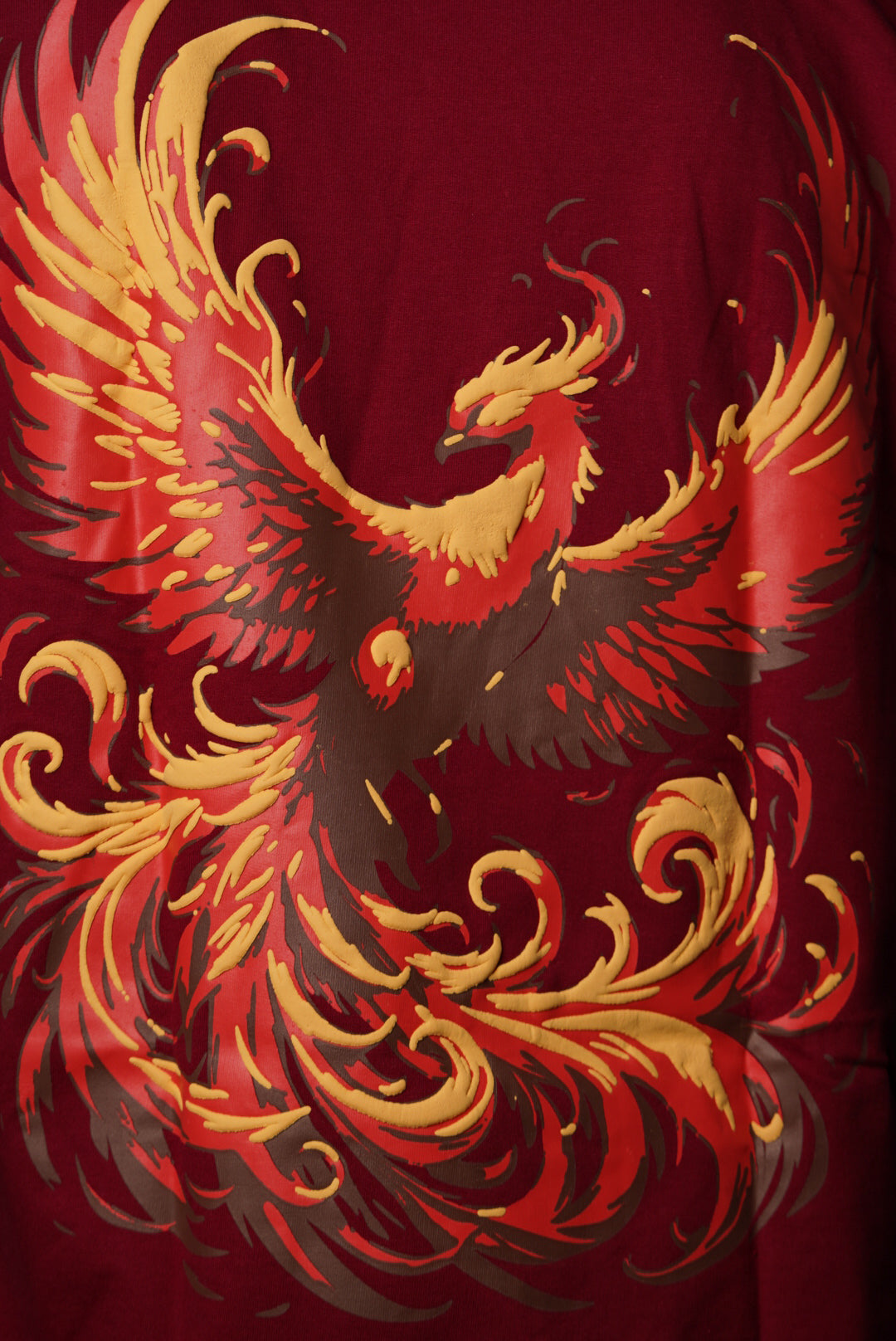 MAROON PHOENIX T-SHIRT